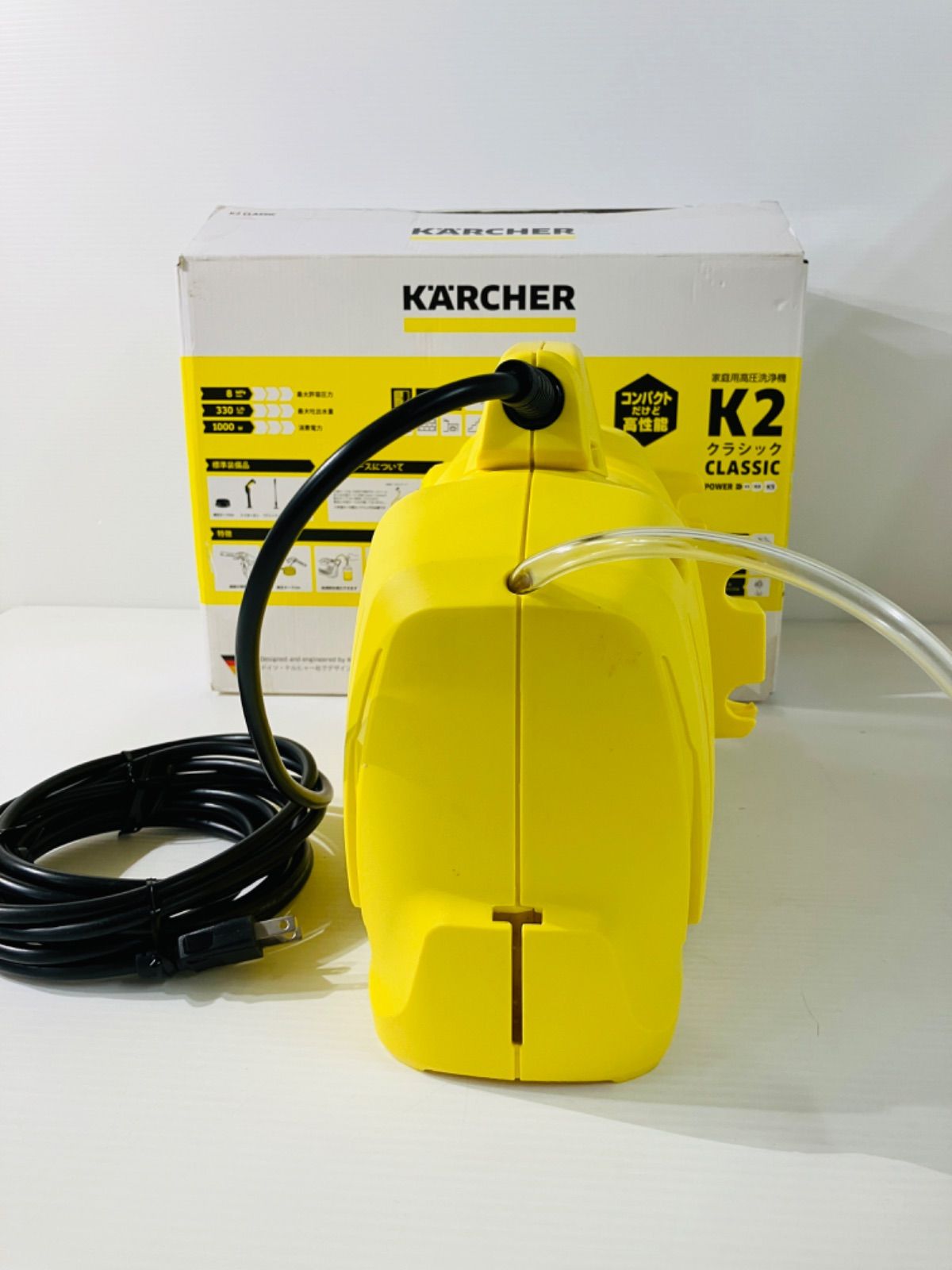 ☆ 最終大幅お値下げ ケルヒャー KARCHER 家庭用高圧洗浄機 K2 CLASSIC 綺麗に 良く落ちる 洗車 壁 ※ジャンク品(通電のみ)  現状品 5.06kg ☆ - メルカリ