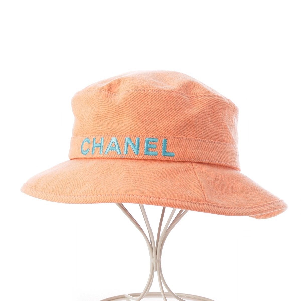 CHANEL クロシェハット バケット帽子 M コットン ロゴ '24年 CHANEL クロシェハット バケット帽子 M コットン ロゴ '24年