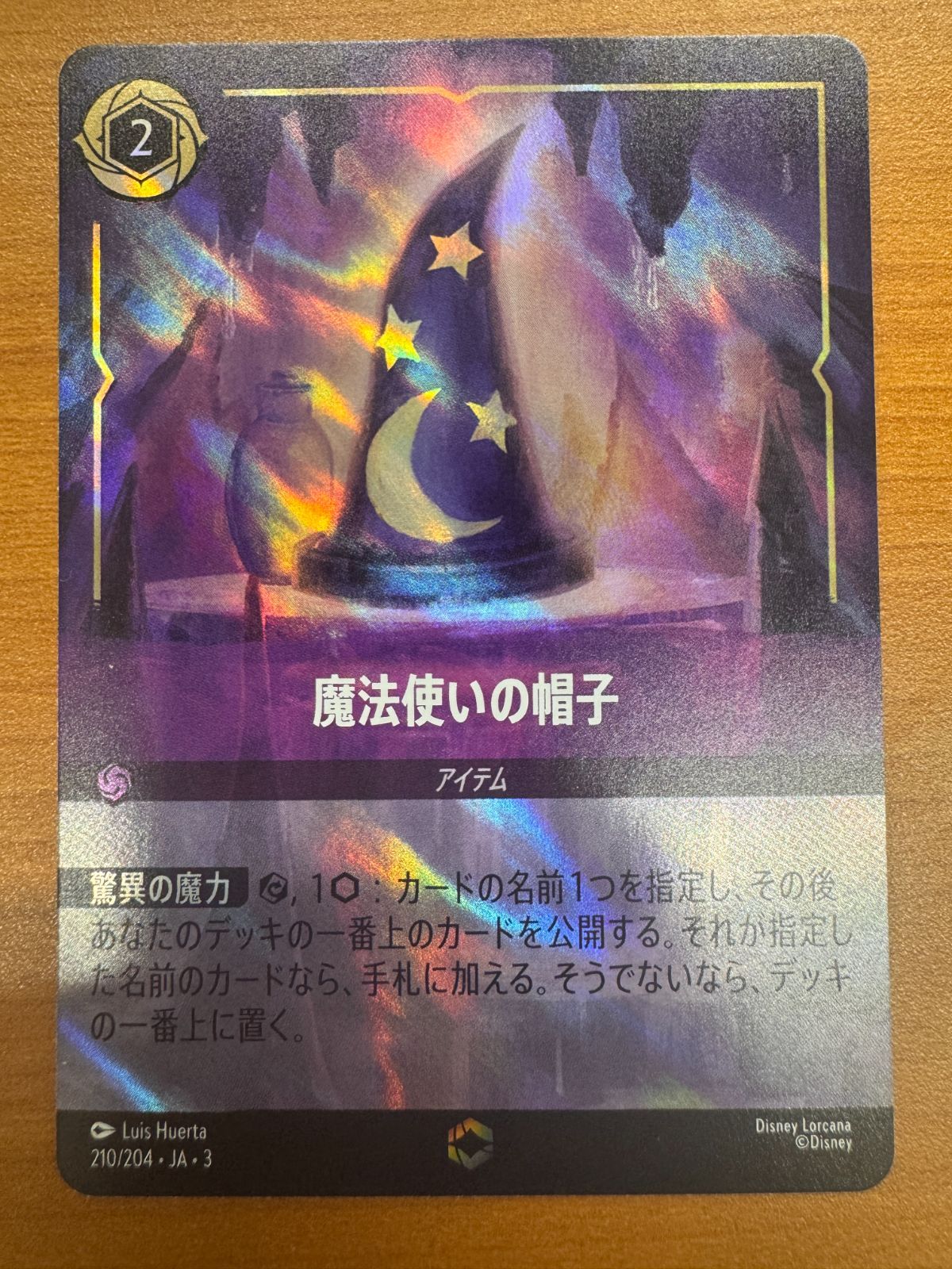 ロルカナ　魔法使いの帽子　エンチャンテッド 状態A 魔法使いの帽子 エンチャンテッド 210/204 ロルカナ