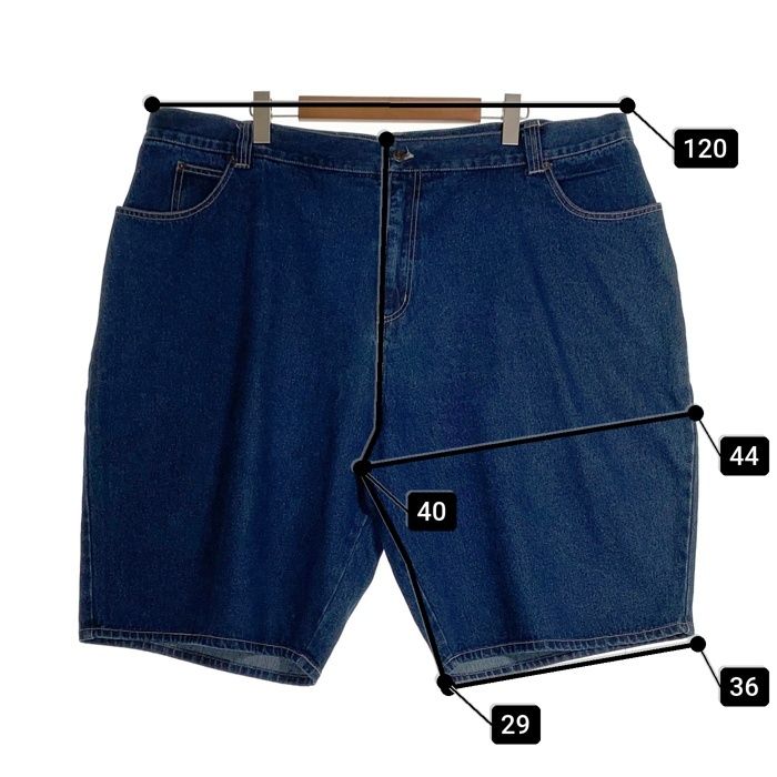 SOLO SEMORE ソロセモア デニムショートパンツ バギー インディゴ Size