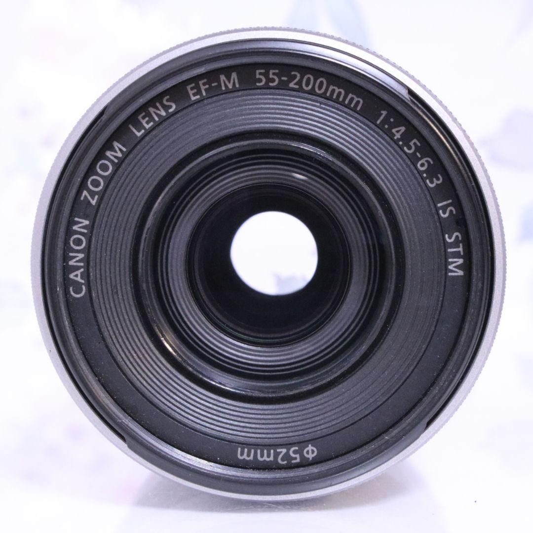 美品 Canon EF-M55-200mm IS STM望遠ズームレンズ レンタル] CANON EF-M 55-200mm F4.5-6.3 IS STM 望遠ズーム