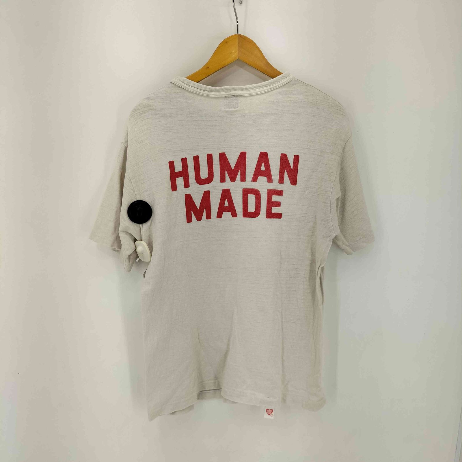 ヒューマンメイド HUMAN MADE ロゴ フロッキー プリント Tシャツ ヒューマンメイド HUMAN MADE DRY ALLS 両面フロッキー プリント