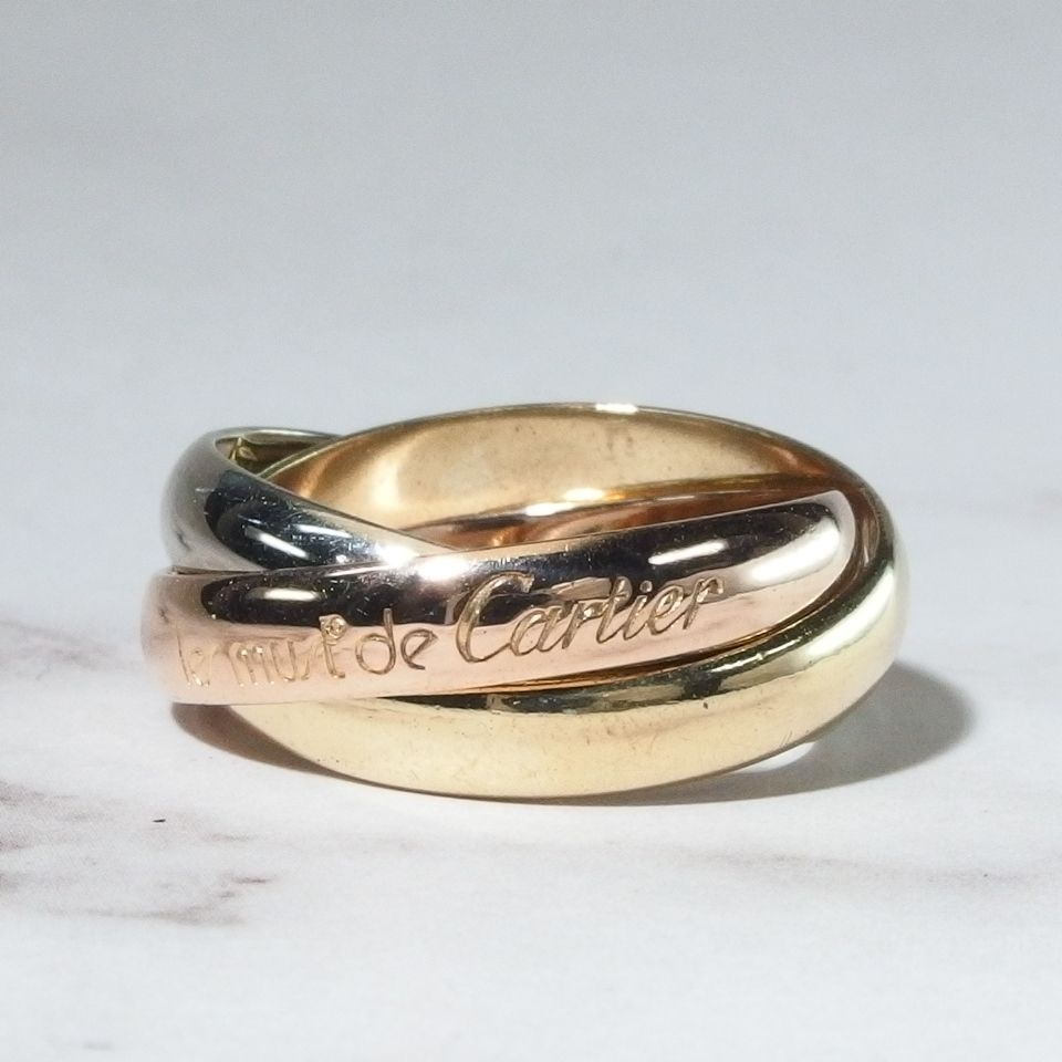 Cartier　トリニティリング　50 廃盤レア 楽天市場】カルティエ トリニティ #50の通販