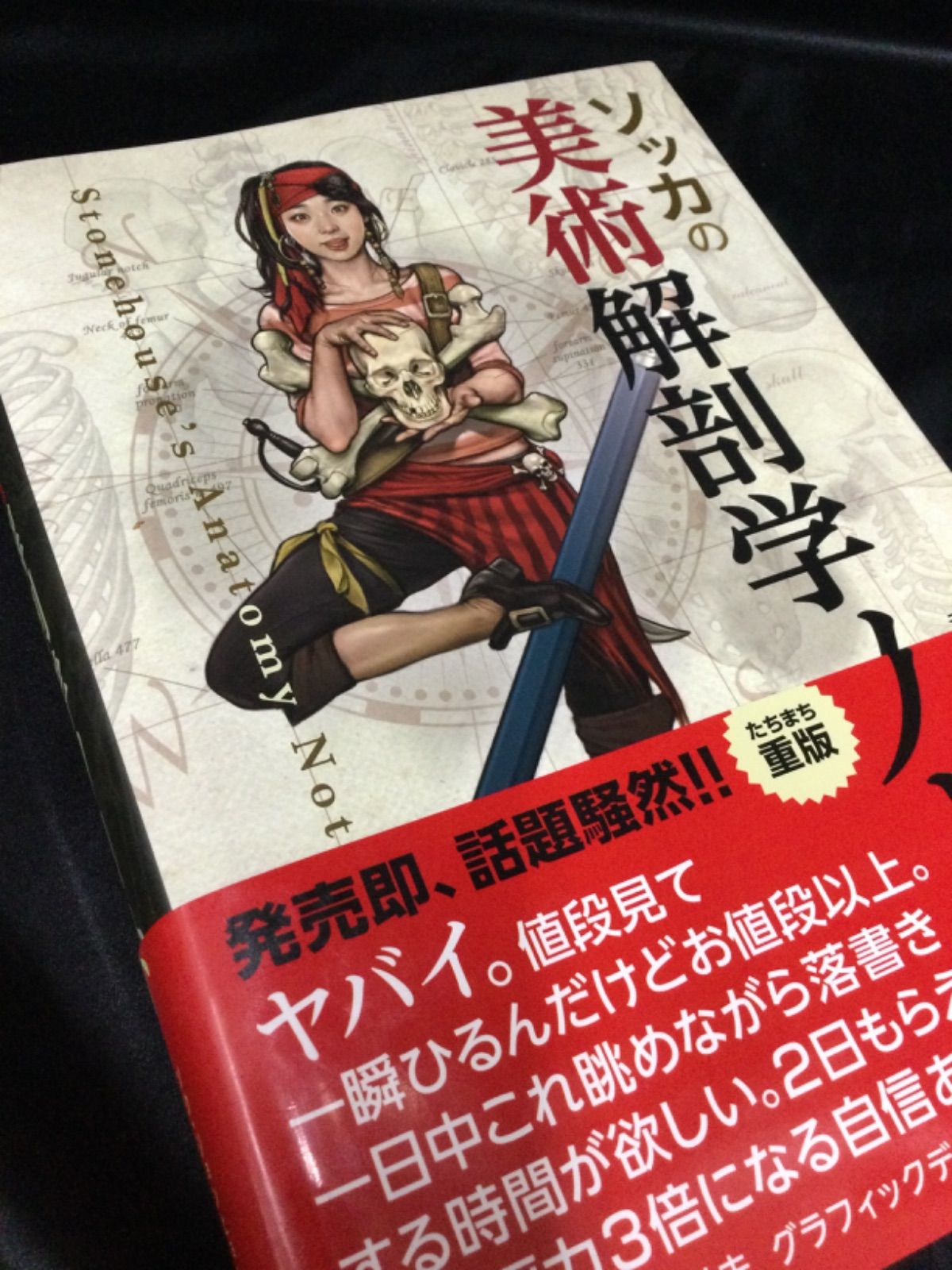 在庫有】 ソッカの美術解剖学ノート【裁断済み＋リングファイル収納