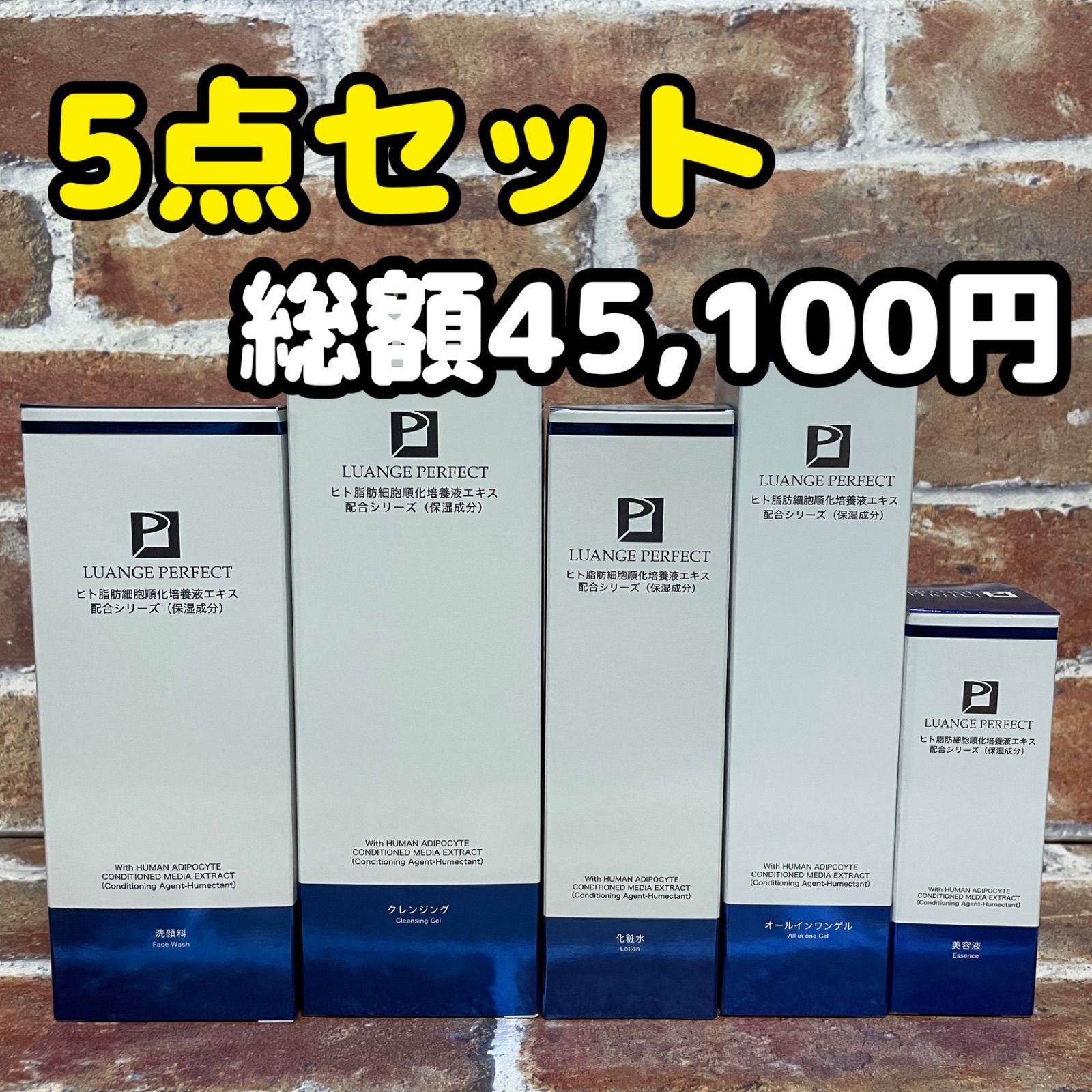 総額45,100円】ルアンジュパーフェクト LP FV 5点セット 洗顔