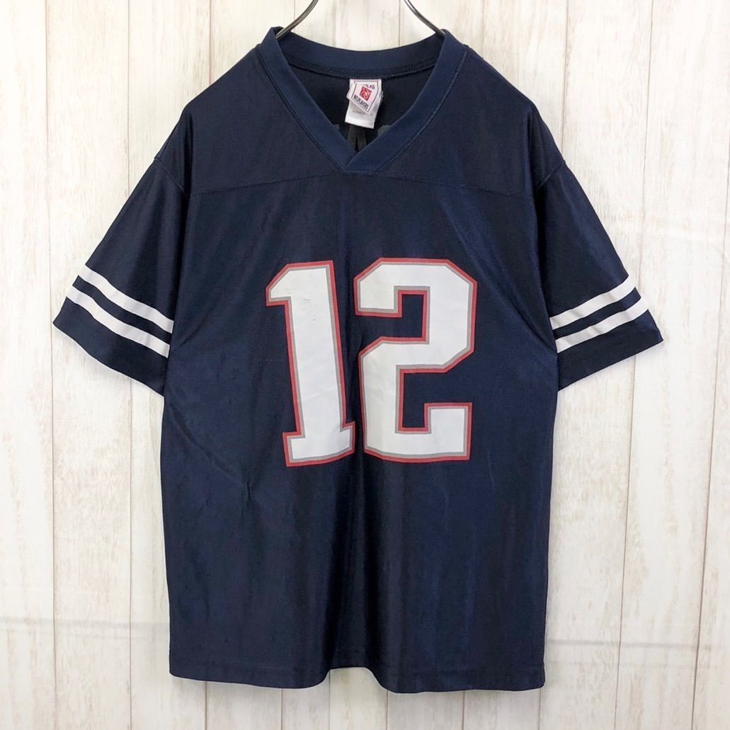 NFL BRADY 12 アメフト ゲームシャツ ユニフォーム - メルカリ