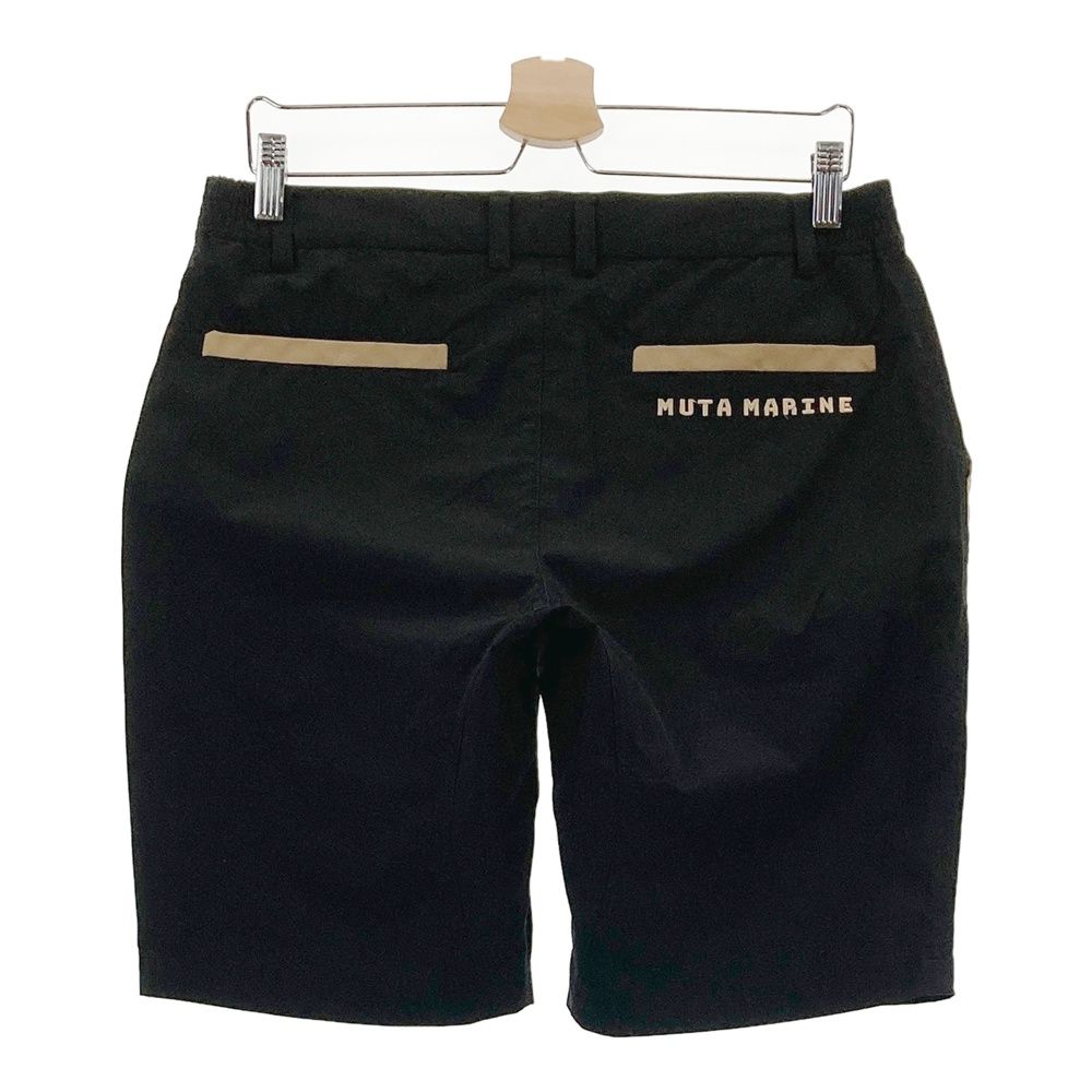 送料無料の商品多数！ サイズ 6 MUTA MARINE ムータマリン ハーフパンツ ブラック系 240101517746 ゴルフウェア メンズ ストスト 家族