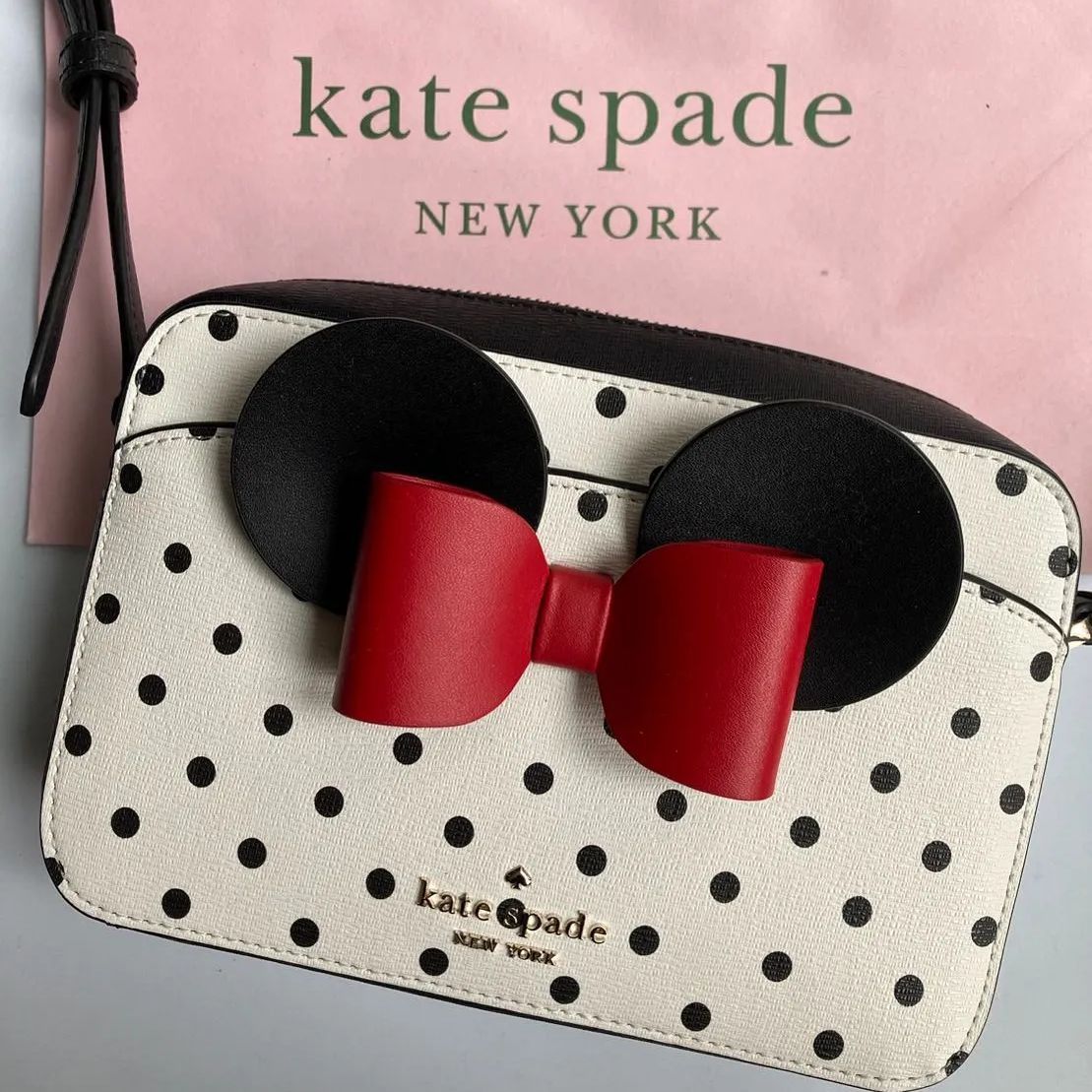 Kate spade ディズニーコラボ ショルダーバッグ ミニーちゃん-