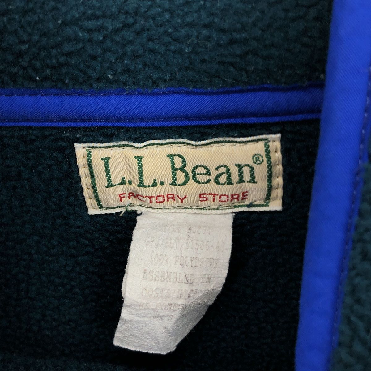 古着 80年代 エルエルビーン L.L.Bean ハーフスナップ フリースプルオーバー メンズL ヴィンテージ/eaa365357