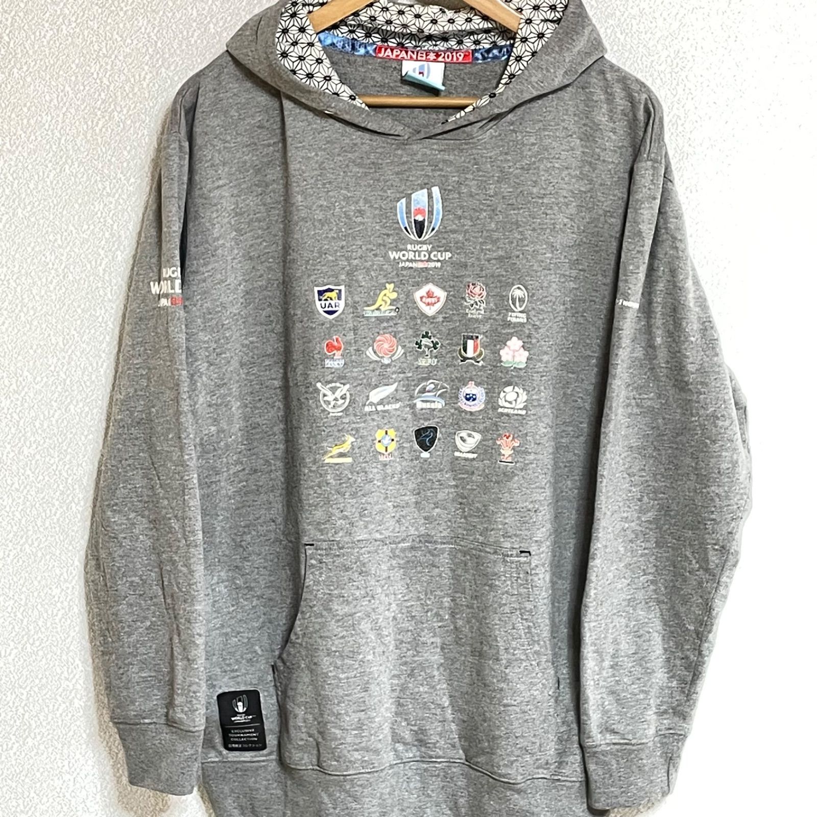 w^)b RUGBY WORLD CUP ラグビーワールドカップ パーカー 2019日本  
