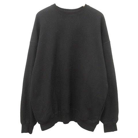 グラフペーパー Graphpaper 美品 24AW AZUMA Terry Crew Neck Sweat 