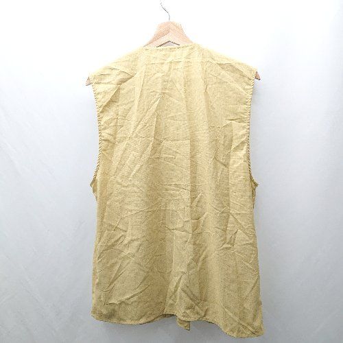 【最終値下げ】 新品 未使用 archivio イエロー ノースリーブ シャツ ◇ ◎○未使用○ apres jour フロントボタン 薄手 夏向け 大人