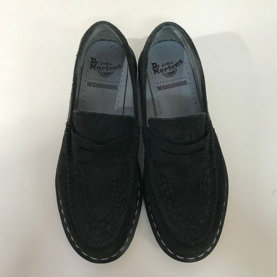 【新品未使用】neighborhood dr.martens loafer Dr. Martens x Neighborhood Penton Loafer Black Hairy Suede