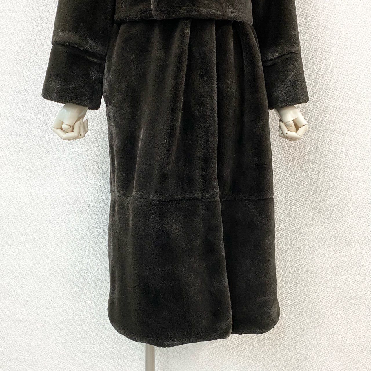 24d3 《美品》 CELFORD セルフォード エコファーコート ロング 24d3 《美品》 CELFORD セルフォード エコファーコート ロング