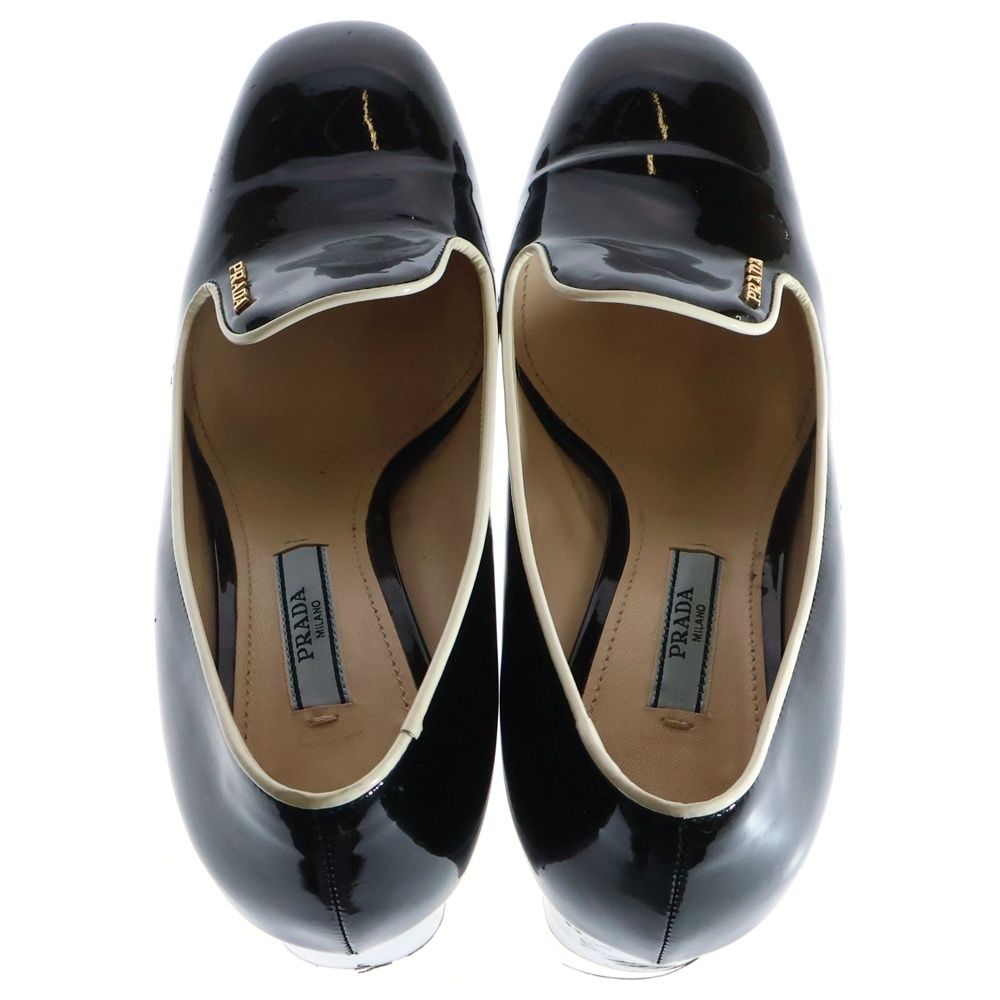 PRADA　プラダ　パテントレザー　ヒール パンプス　ロゴ　約23.5cm プラダ PRADA PRADA パンプス 1I154N 069 パテントレザー