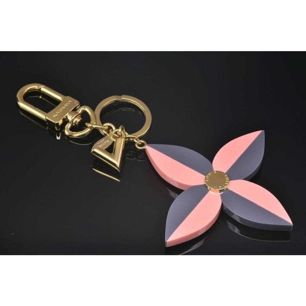 ヴィトン キーホルダー モノグラム フラワー キーリング バッグ