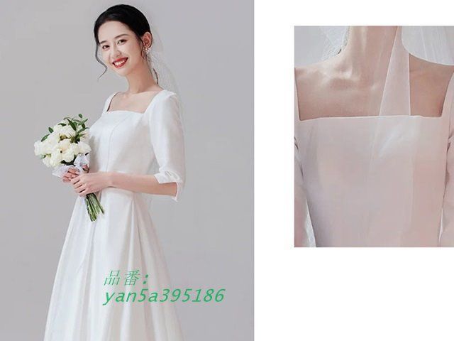 白 ウェディングドレス