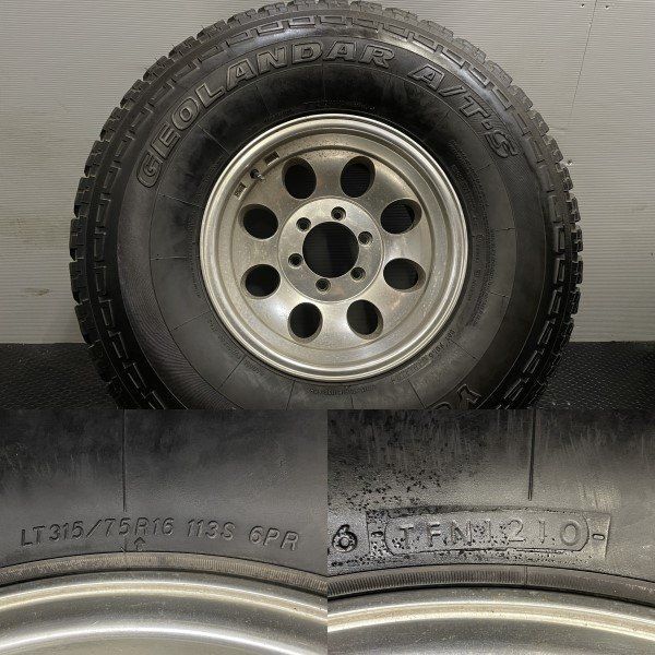 YOKOHAMA GEOLANDAR A/T-S LT315/75R16】夏タイヤ【ミッキートンプソン