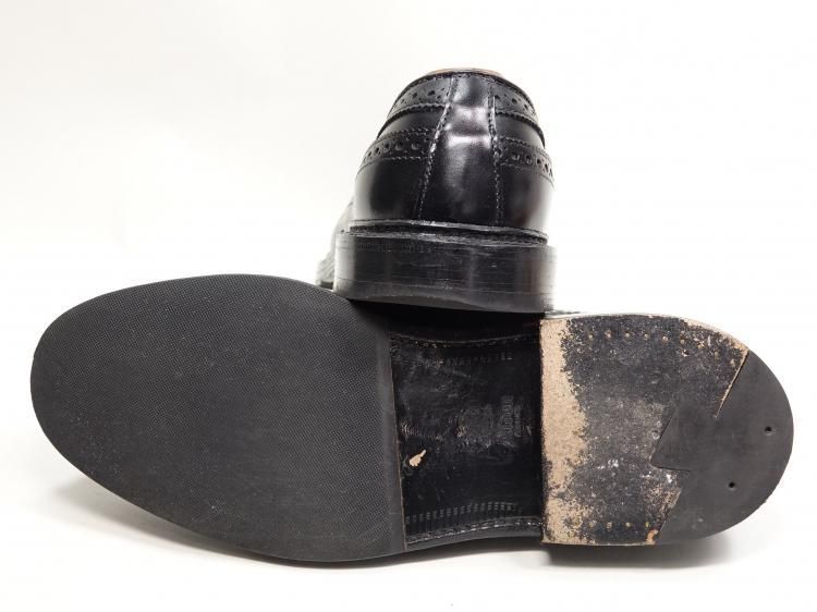 604 | 0925 使用数回 オールデン ロングウィングチップ ブラック カーフ 7.5D 9753 WWW_OLIVIERBERNSTEIN_COM