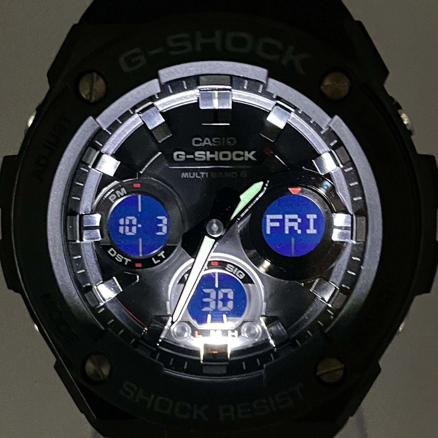 T689）極美品 正常稼動 CASIO カシオ 電波ソーラー G-SHOCK ジー 