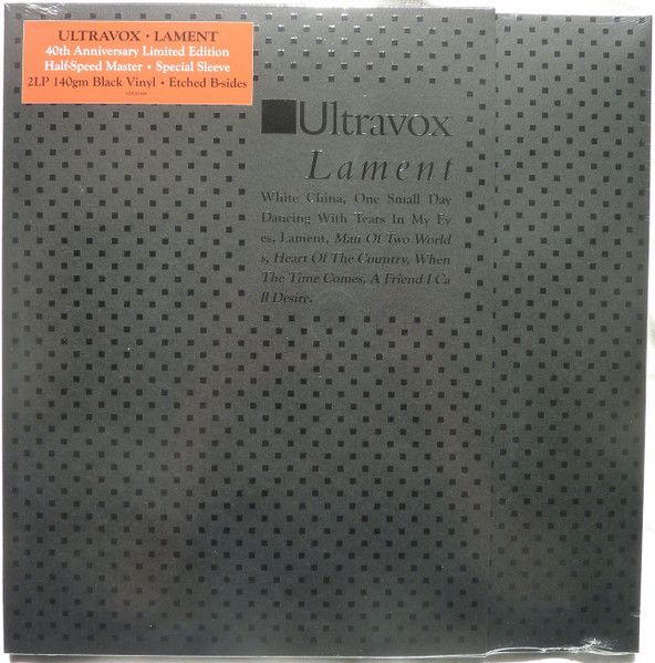 ワールドワイド2LP Ultravox Lament CDLH1459 Chrysalis Catalogue /00520 ワールドワイド2LP Ultravox Lament CDLH1459 Chrysalis