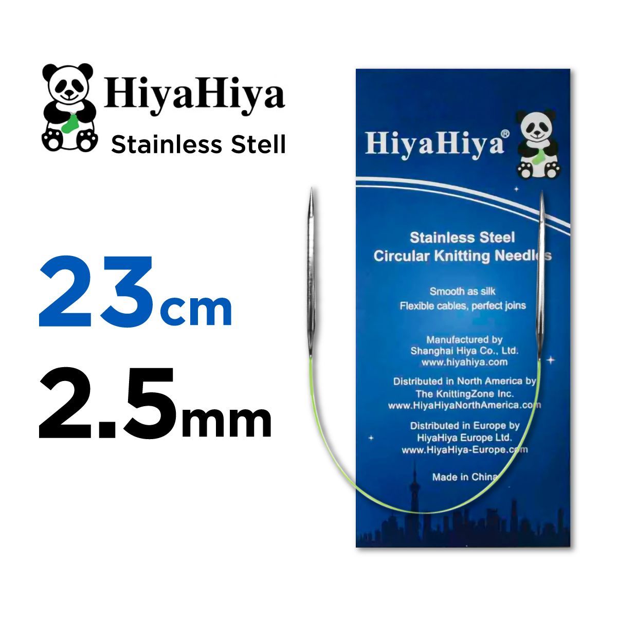 HiyaHiyaヒヤヒヤスチール 付け替え輪針 5インチ HiyaHiyaヒヤヒヤスチール 付け替え輪針 5インチ