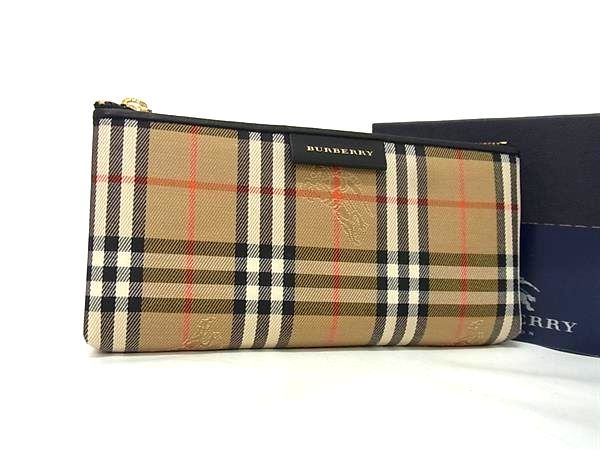 □新品同様□ BURBERRY バーバリー ノバチェック キャンバス