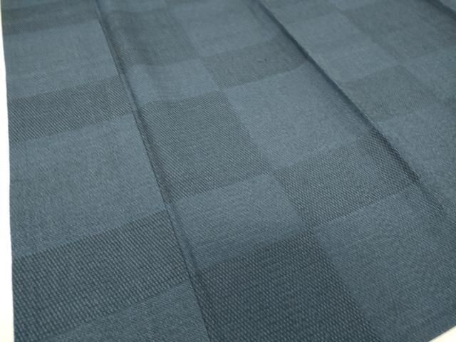 平和屋着物▽本塩沢 単衣 市松文 正絹 逸品 DAAS0793az - メルカリ