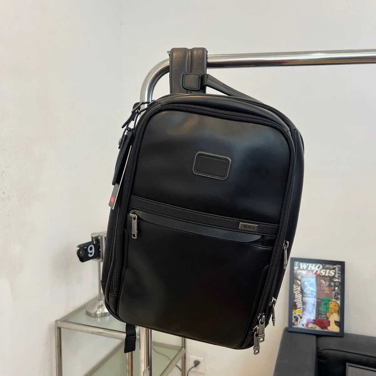 未使用TUMI ALPHA 9603581 スリム・バックパック ブラック本革 - メルカリ 