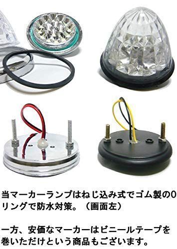 Customize（カスタマイズ） 24V トラック用 LED マーカーランプ サイド