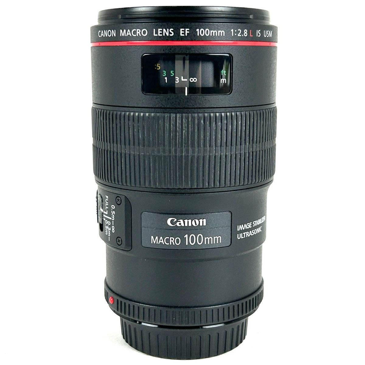 キヤノン Canon EF 100mm F2.8L MACRO IS USM マクロ 一眼カメラ用（オートフォーカス） 【中古】