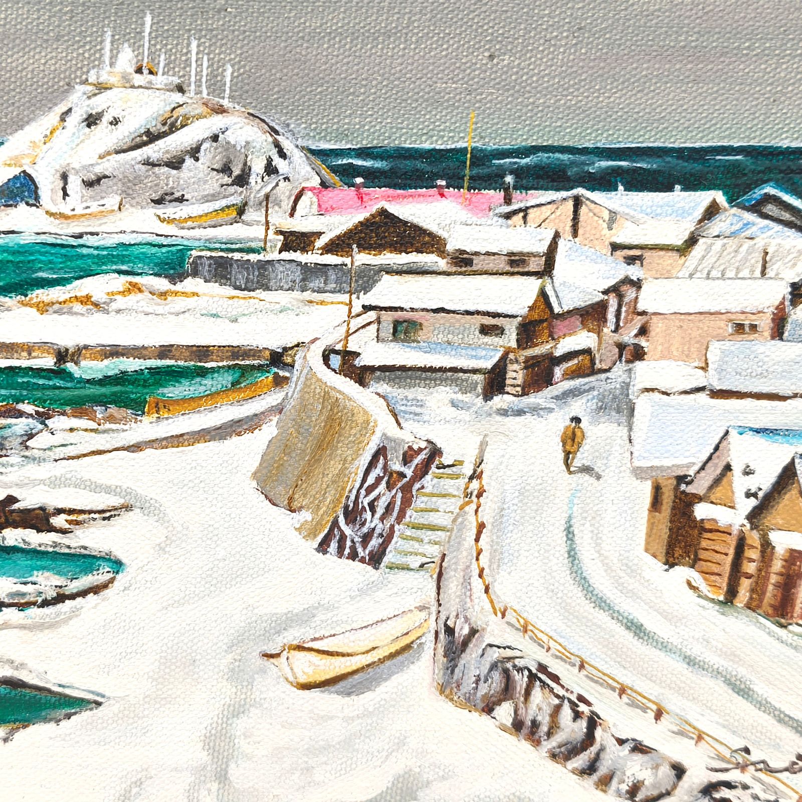 松木重雄・油彩・油絵・絵画・SM号・No.250416-44・梱包サイズ