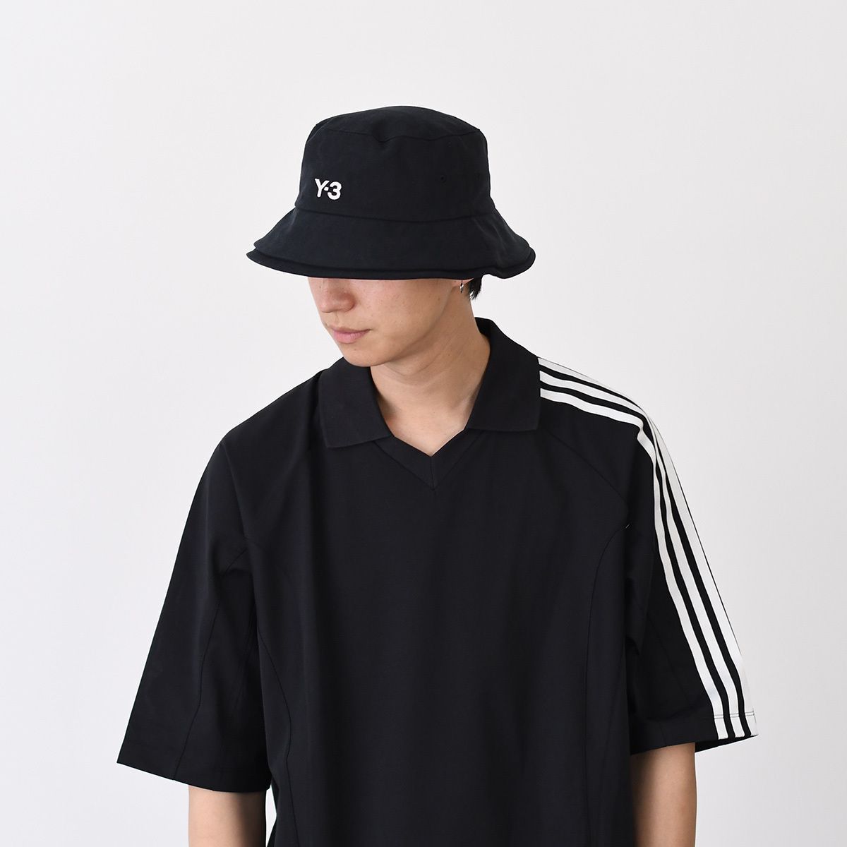 未使用　Y-3 帽子 バケットハット ワイスリー Y-3 ワイスリー 帽子 バケットハット バケハ STRP B HAT JN7192