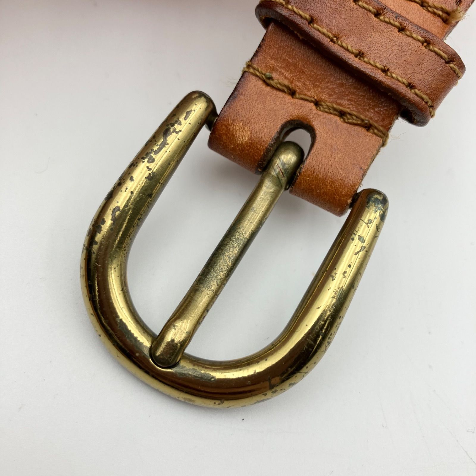 Christian Dior クリスチャンディオール メッシュ ベルト レザー