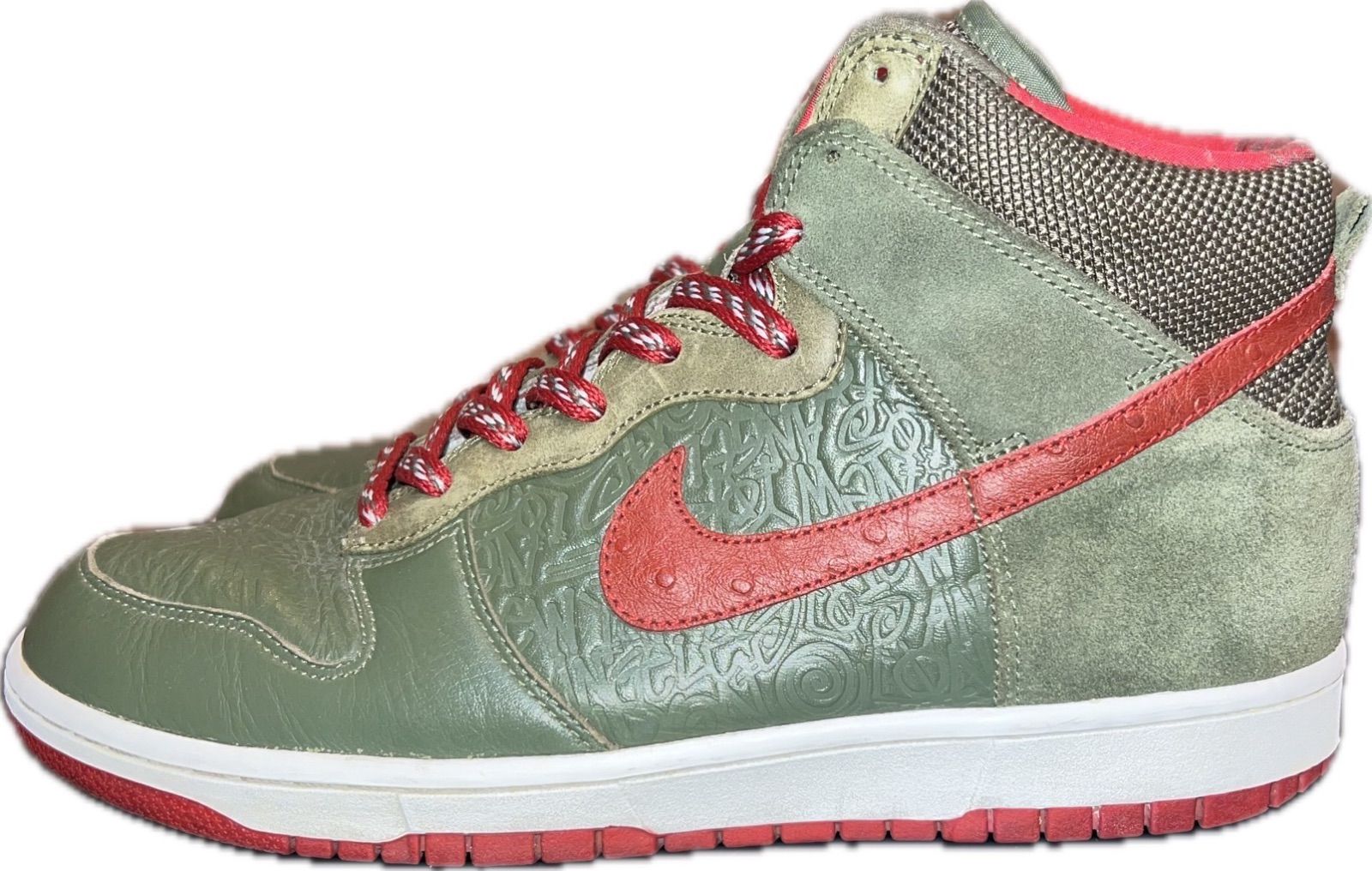 27.5cm Stussy × Nike Dunk High 