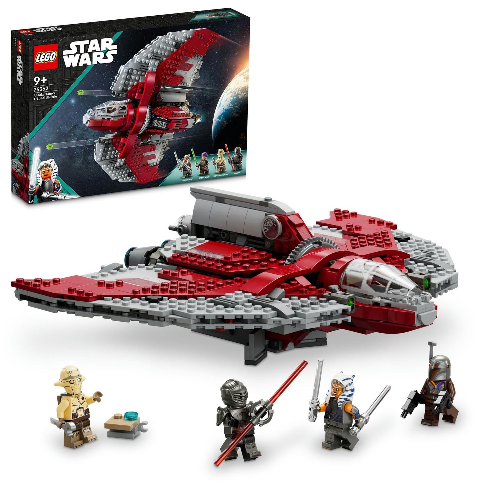 レゴ(LEGO) スター・ウォーズ アソーカ・タノのジェダイT-6シャトル おもちゃ 玩具 プレゼント 誕生日 ブロック クリスマス 男の子 女の子 子供 9歳 10歳 11歳 小学生 宇宙 75362 [アソーカ タノの