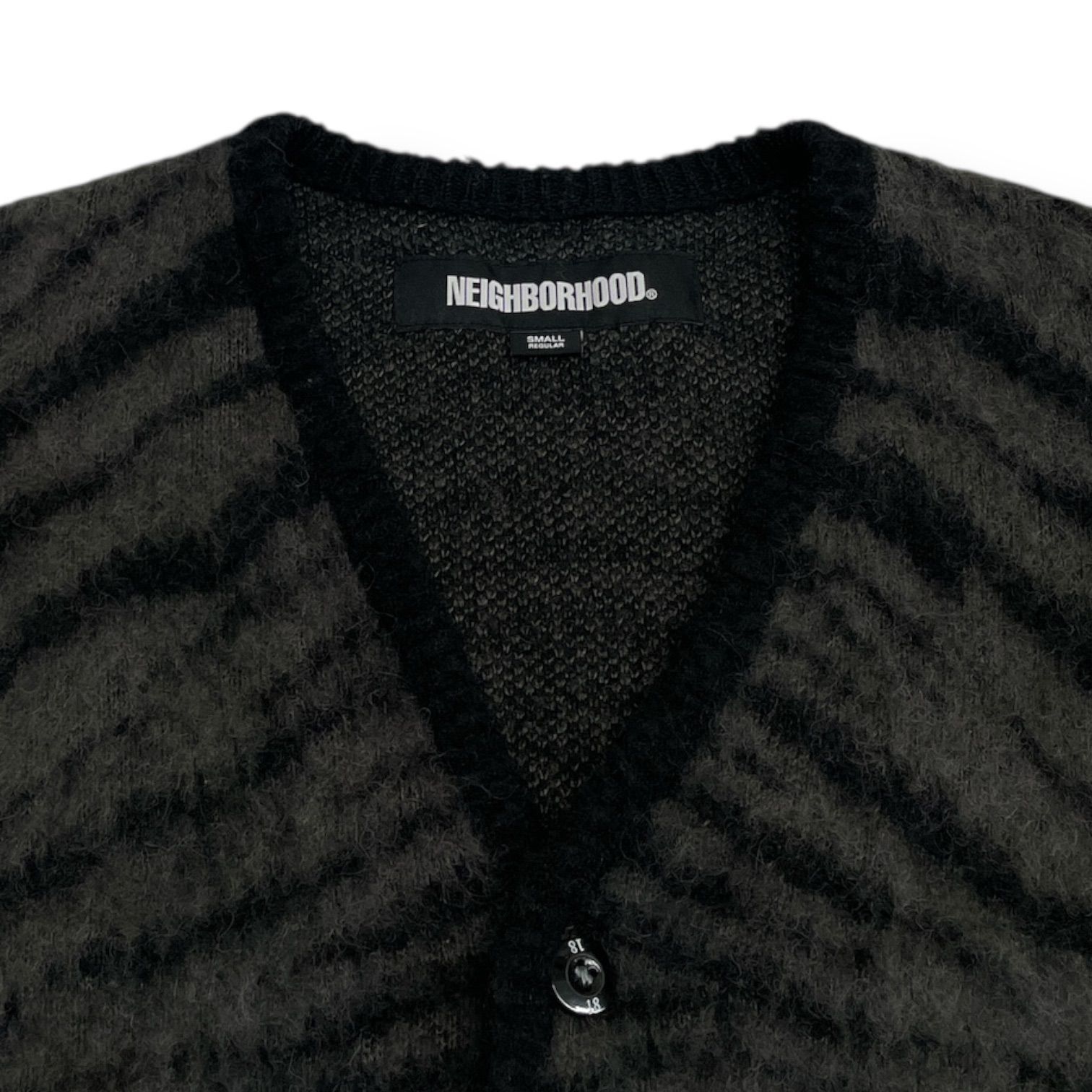 NEIGHBORHOOD ネイバーフッド TIGER PATTERN MOHAIR CARDIGAN タイガー