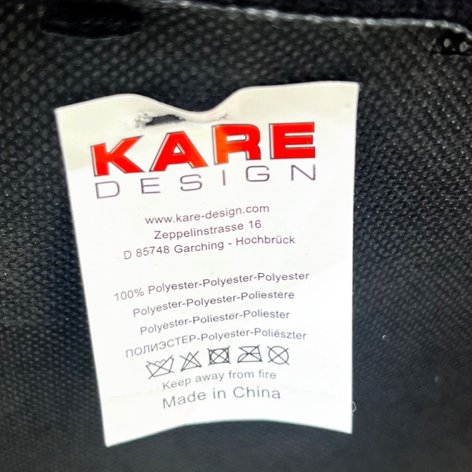 取付無料！KARE 廃盤 ウィングブロッサム 姫系花柄 ベルベット調ベンチ 