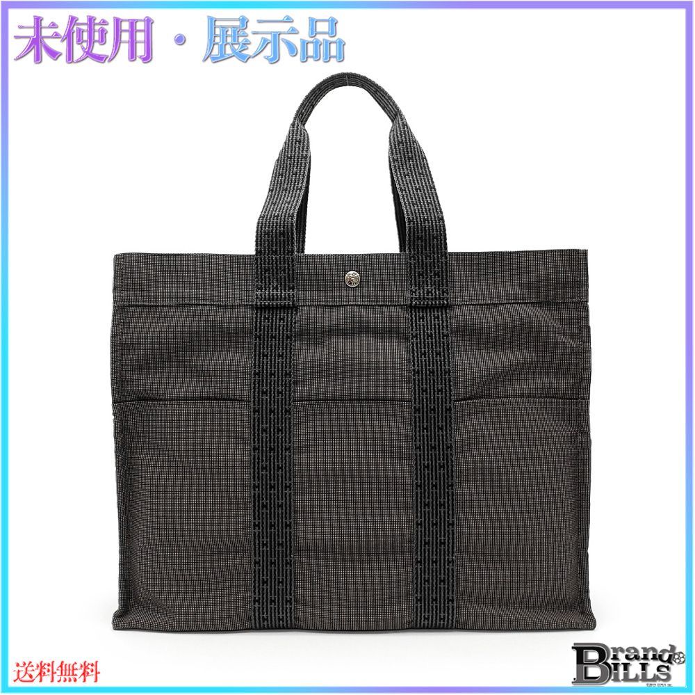 エールライン○PMキャンパス○シルバー金具○使用感あり○グレー系○トートバック エールライン○PMキャンパス○シルバー金具○使用感あり○グレー