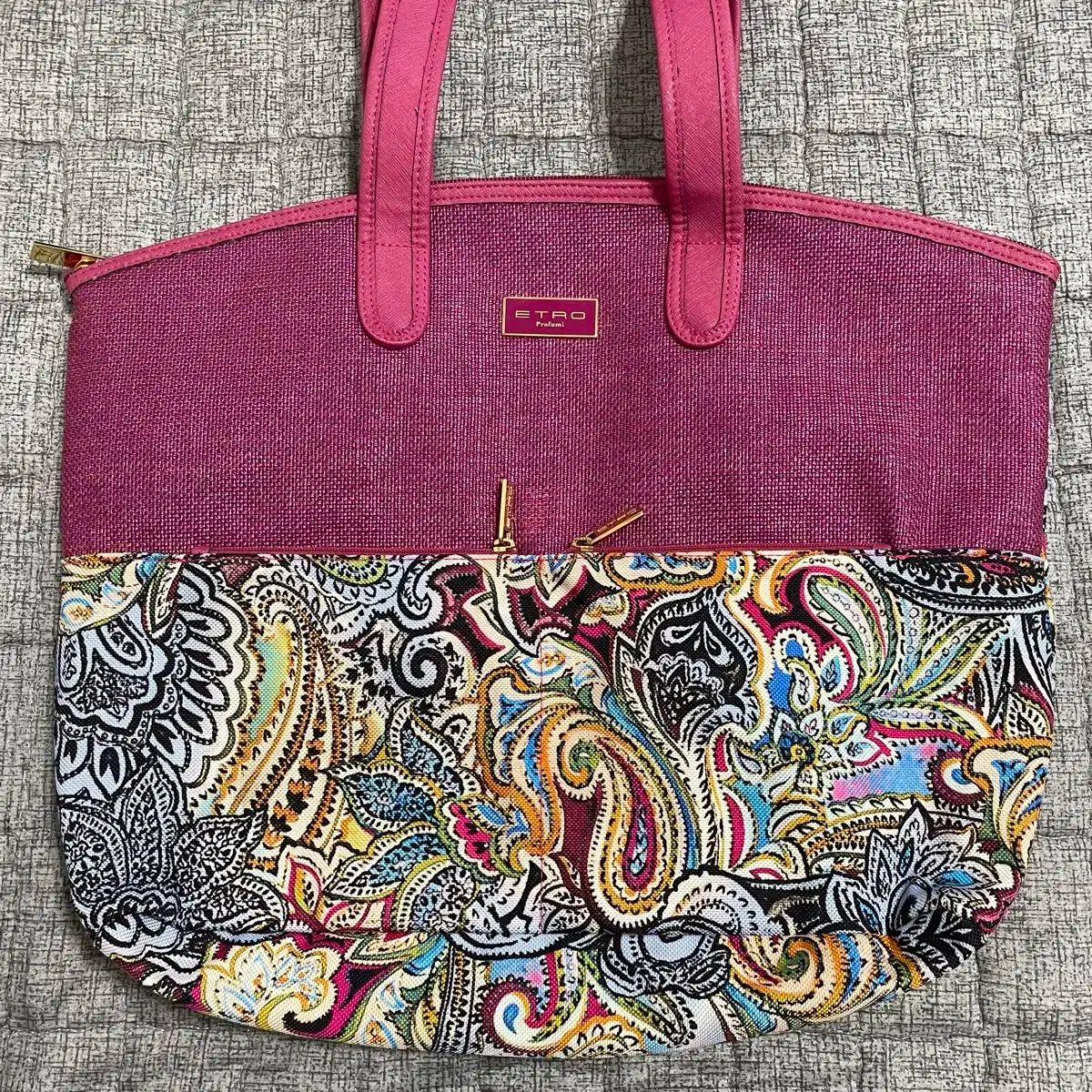 エトロEtro 花と鳥の刺繍 トートバッグ ETRO(エトロ) ETRO トートバッグ バッグ - メルカリ