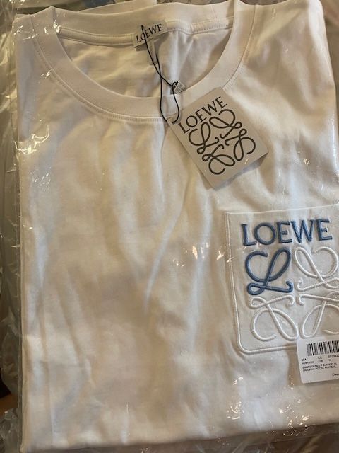 LOEWEロエベ/アナグラム ポケット Tシャツ ホワイト 楽天市場】ロエベ LOEWE メンズ ANAGRAM POCKET T SHIRT
