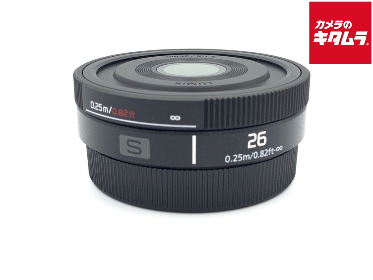 LUMIX S-R26 26mm F8 単焦点レンズ オリジナルストラップ付き 【公式通販】