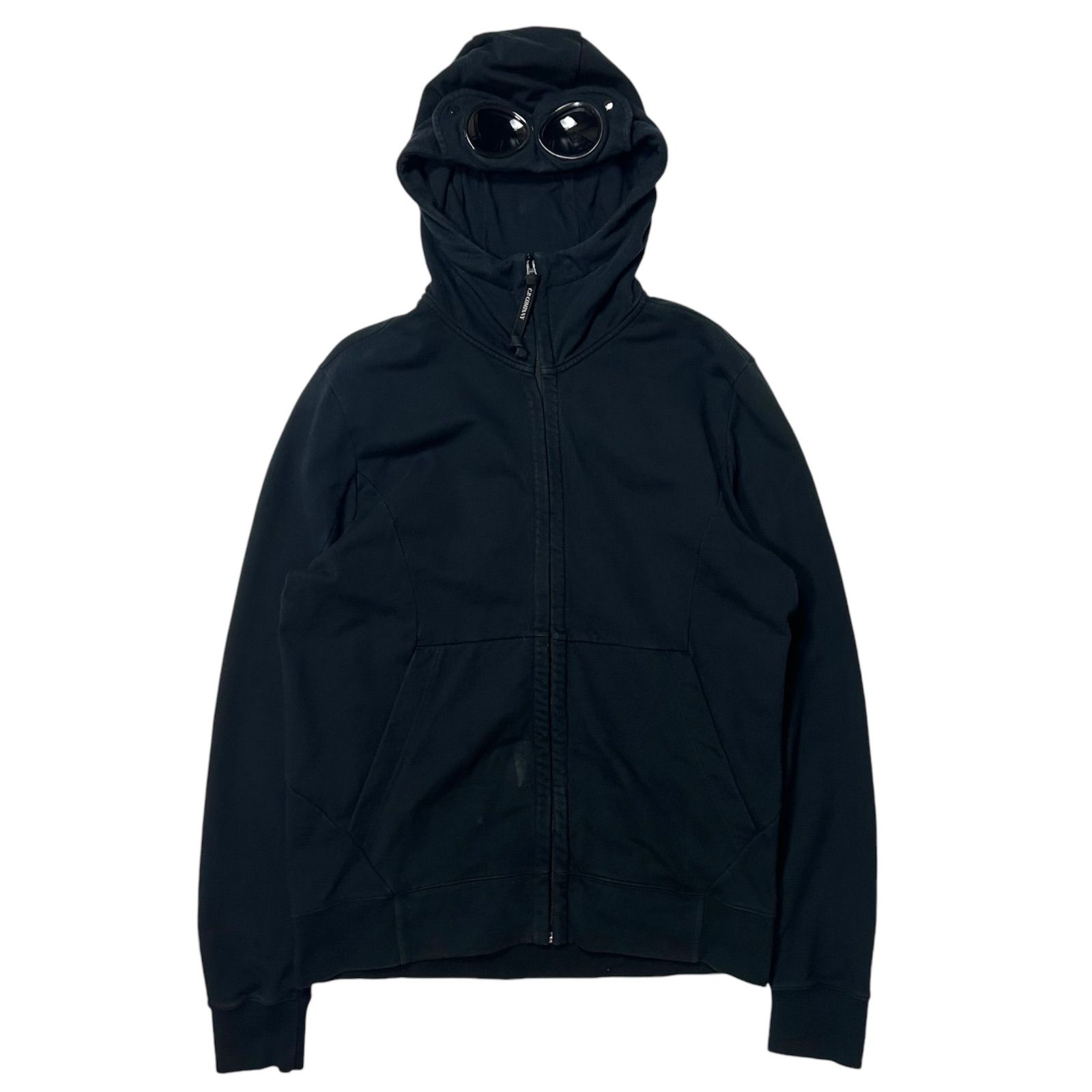 C.P. COMPANY Cotton Goggle Zip-Up Hoodie -XL -Dark Navy - メルカリ