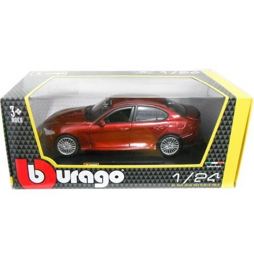 Bburago （ブラーゴ） 2016 Alfa Romeo Giulia 1/24 レッド アルファ