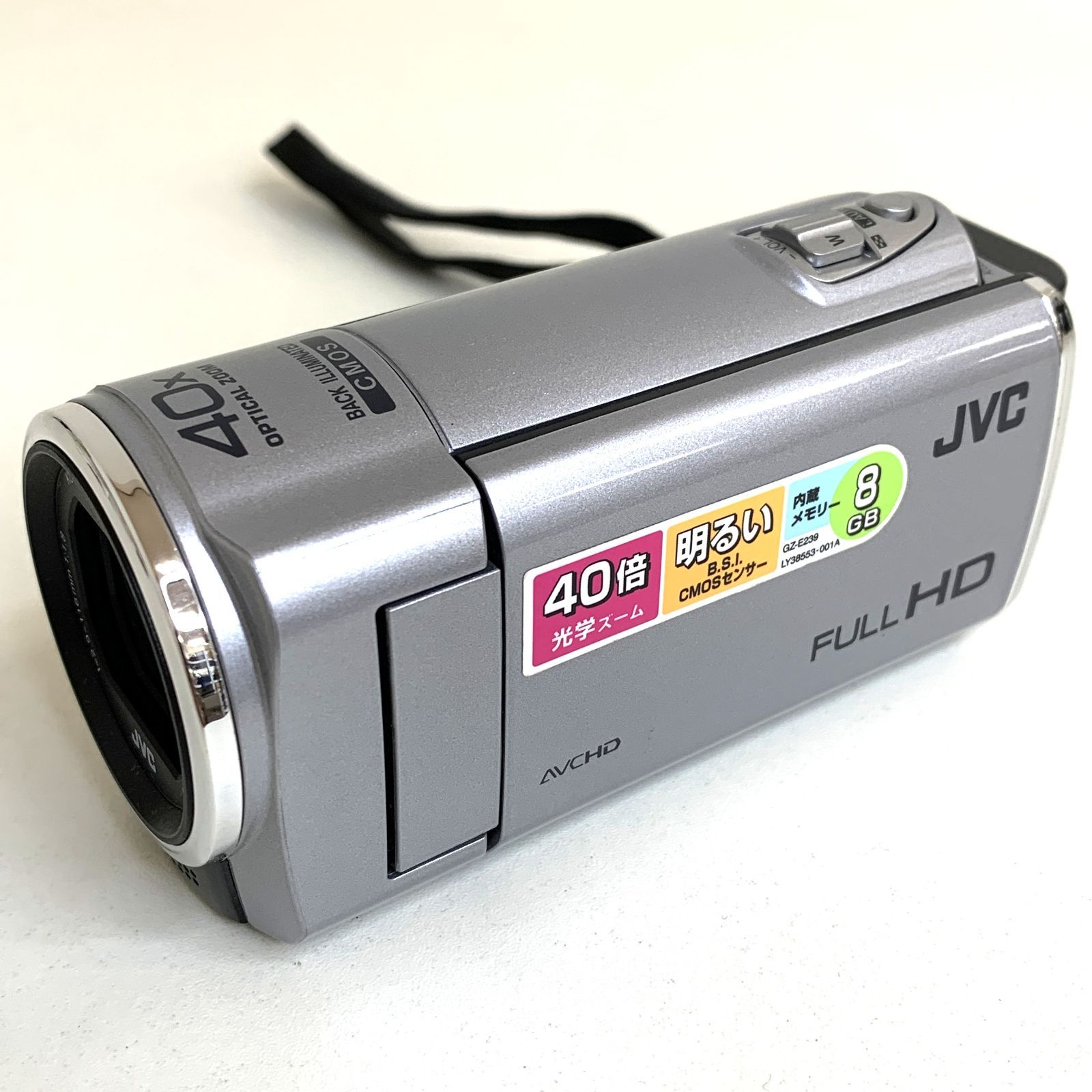 JVC Everio エブリオ フルHD GZ-E242-S 未使用品 Amazon | JVC Everio ハイビジョンメモリービデオカメラ 8GB