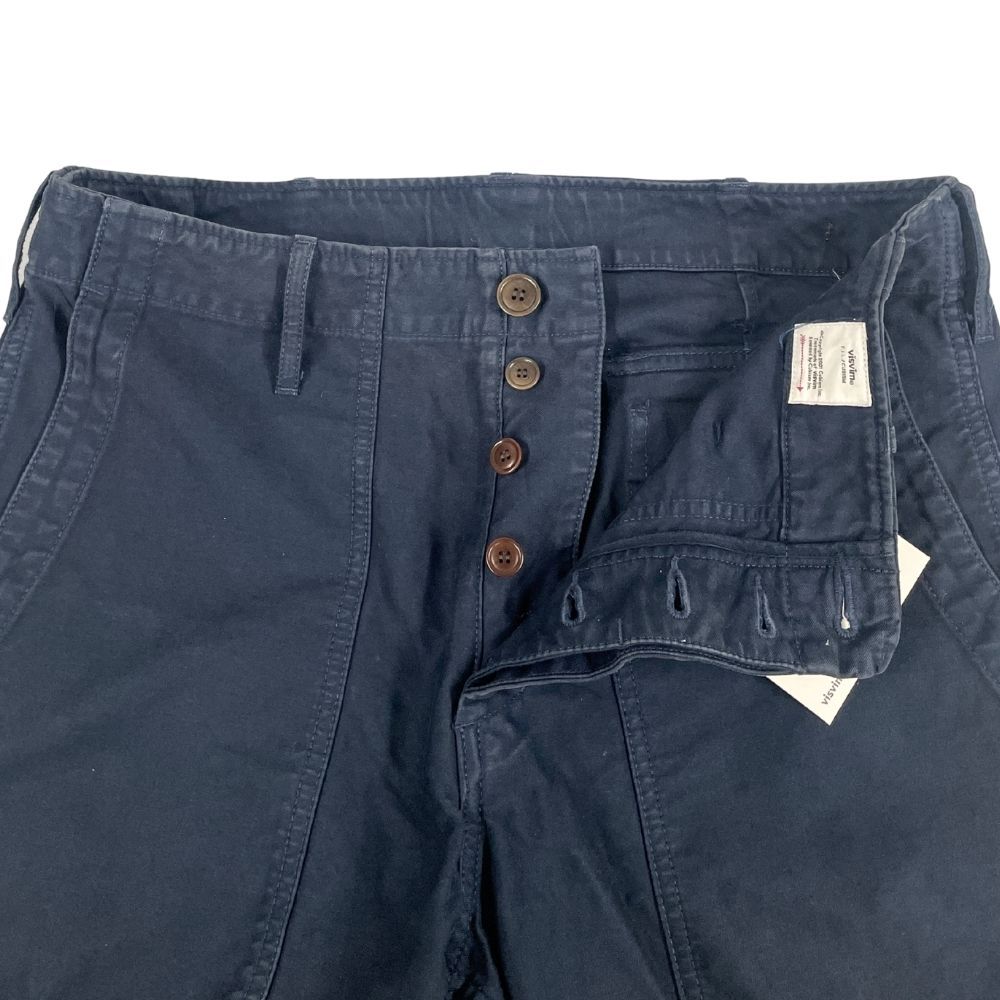 VISVIM ビズビム 品番 0118405008003 DRILL MIL PANTS パンツ ネイビー