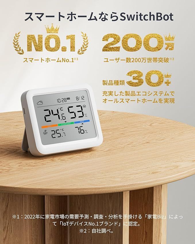 在庫処分】SwitchBot 温湿度計 プロ 温度計 湿度計 - スイッチボット