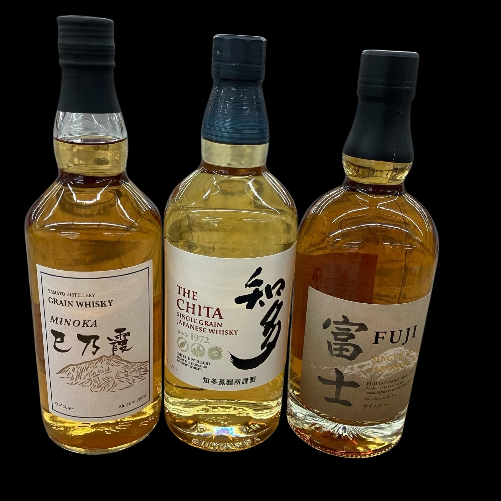 ウイスキー 3本セット 知多 富士 余市 720ml ウイスキー 3本セット 知多 富士 余市 720ml ウイスキー 3本セット