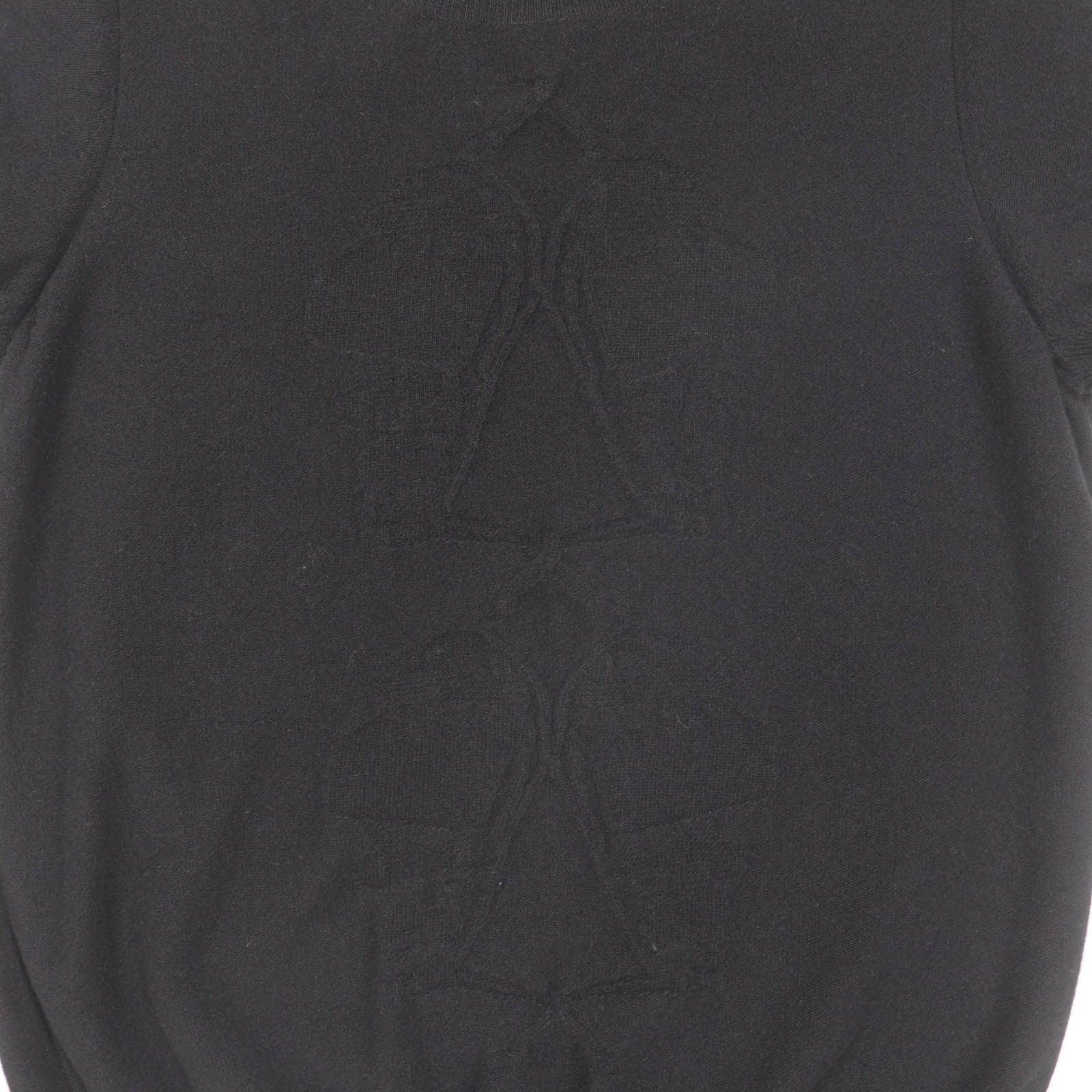 HERMES Vネック半袖トップス　カシミヤ　美品 2104102256766-2.jpg