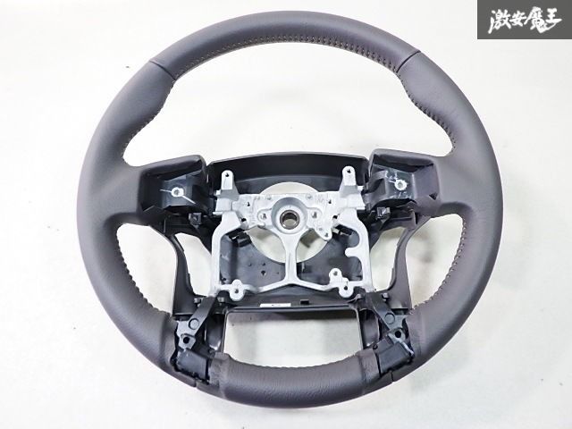 新車外し　ランドクルーザープラド　ハンドル TX-L 本革巻きハンドル（トヨタ ランドクルーザープラド・150系